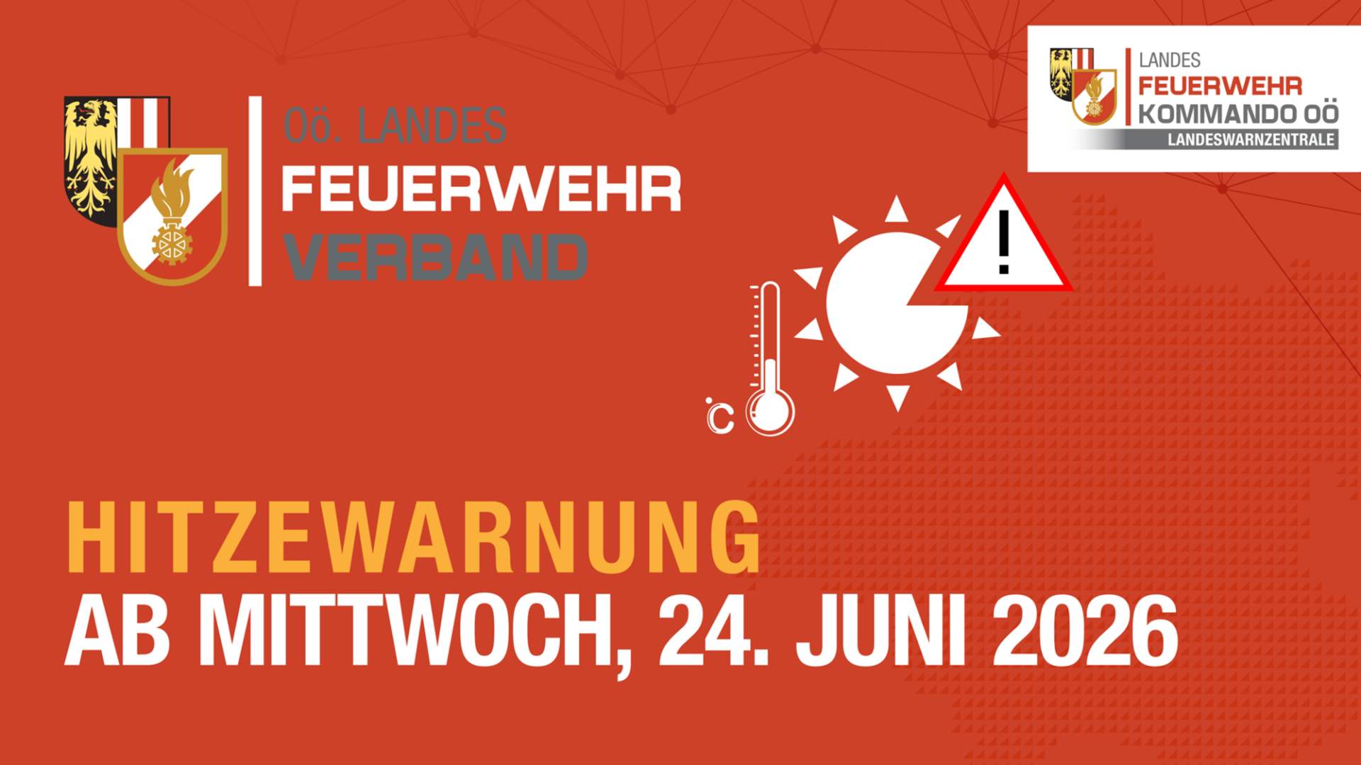 Mehr über den Artikel erfahren Hitzewarnung!
