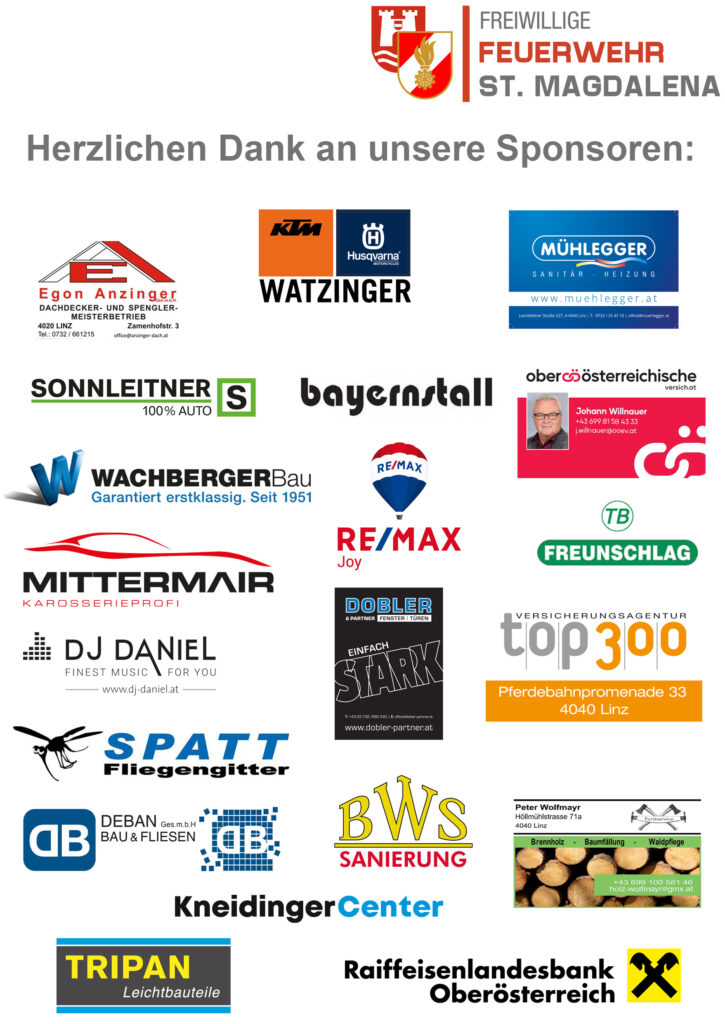 Tag der offenen Tür 2026 Sponsoren